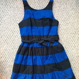 Abercrombie High Neck Striped Dress